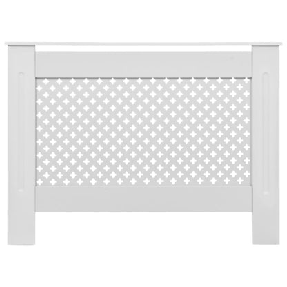 Coperture per Radiatori 2 pz Bianche 112x19x81,5 cm in MDF - homemem39