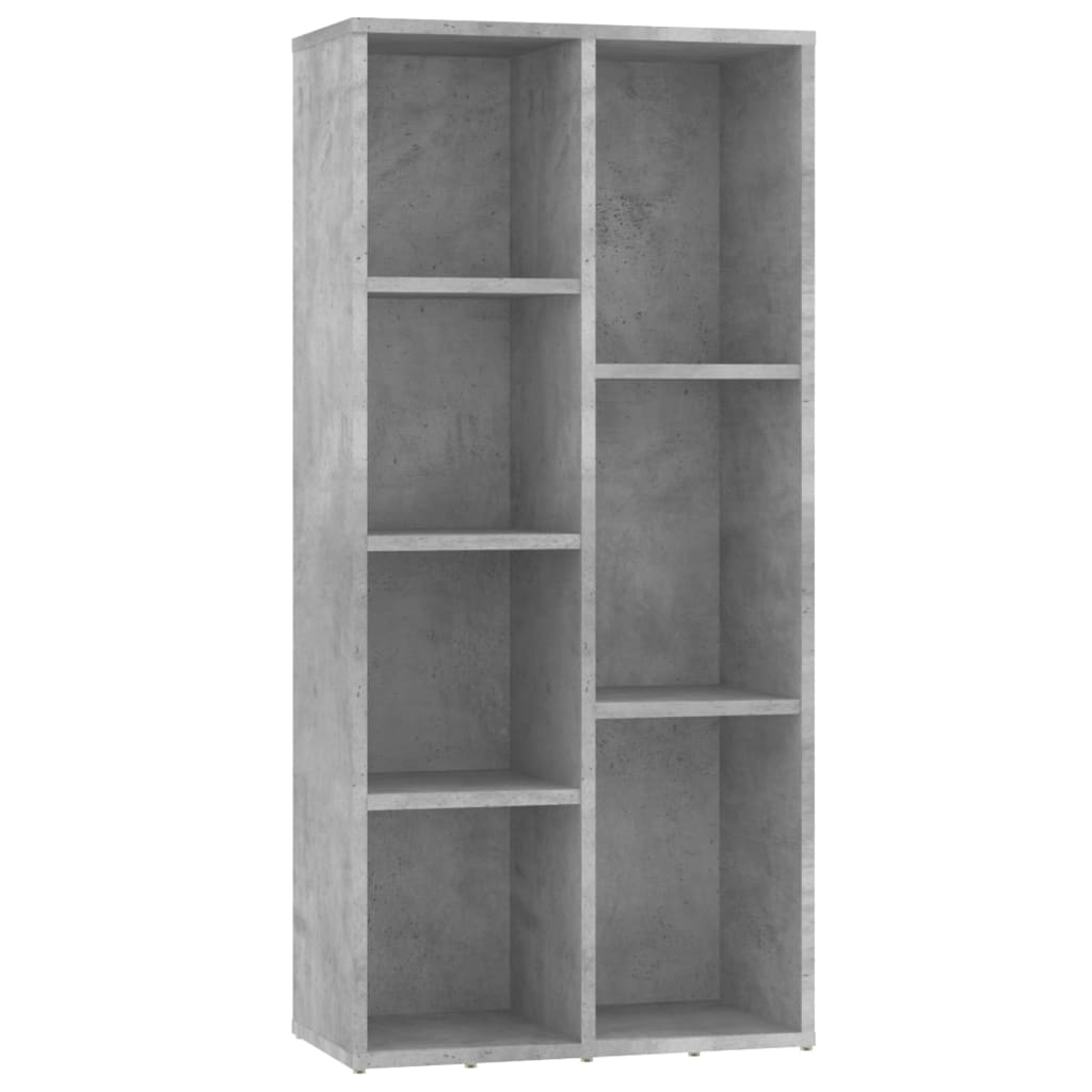 Libreria Grigio Cemento 50x25x106 cm in Legno Multistrato - homemem39