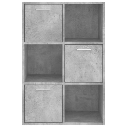 Armadietto Grigio Cemento 60x29,5x90 cm in Legno Multistrato - homemem39