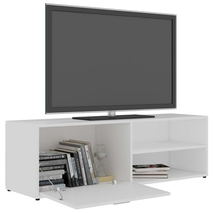 Mobile Porta TV Bianco 120x34x37 cm in Legno Multistrato - homemem39