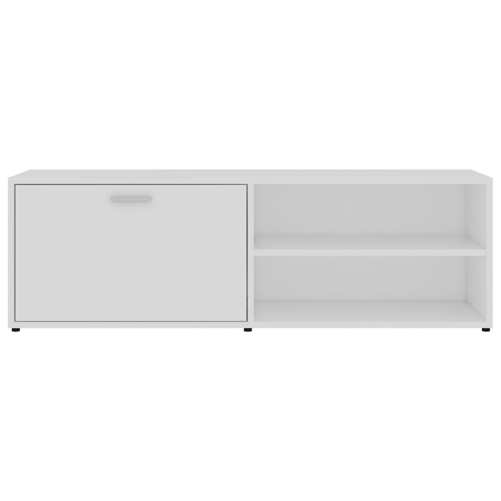 Mobile Porta TV Bianco 120x34x37 cm in Legno Multistrato - homemem39