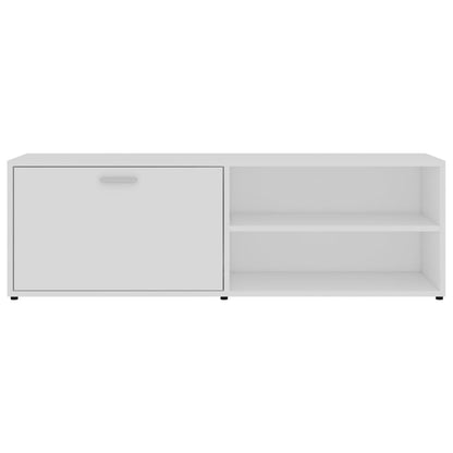 Mobile Porta TV Bianco 120x34x37 cm in Legno Multistrato - homemem39