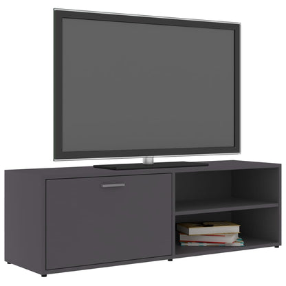 Mobile Porta TV Grigio 120x34x37 cm in Legno Multistrato - homemem39