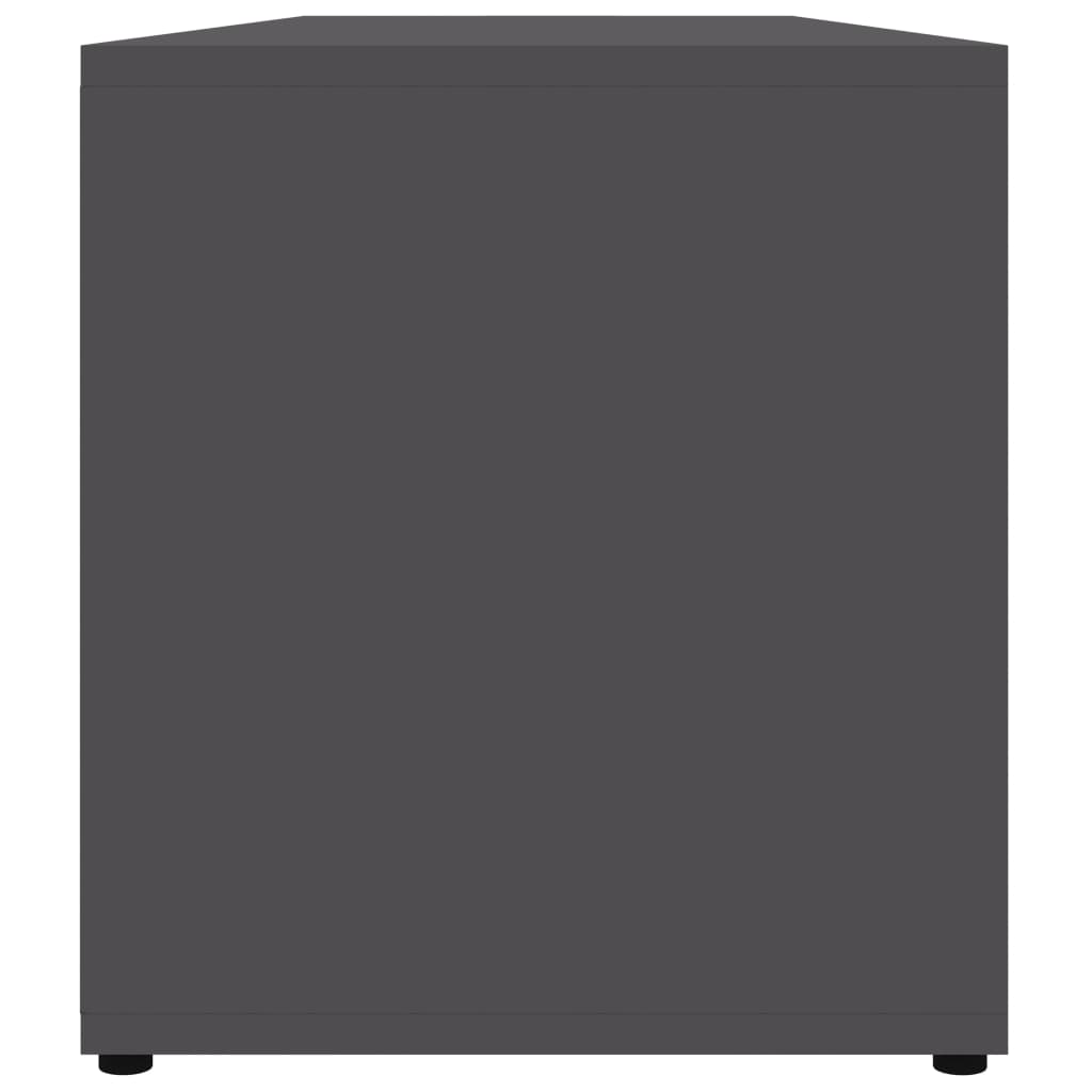 Mobile Porta TV Grigio 120x34x37 cm in Legno Multistrato - homemem39