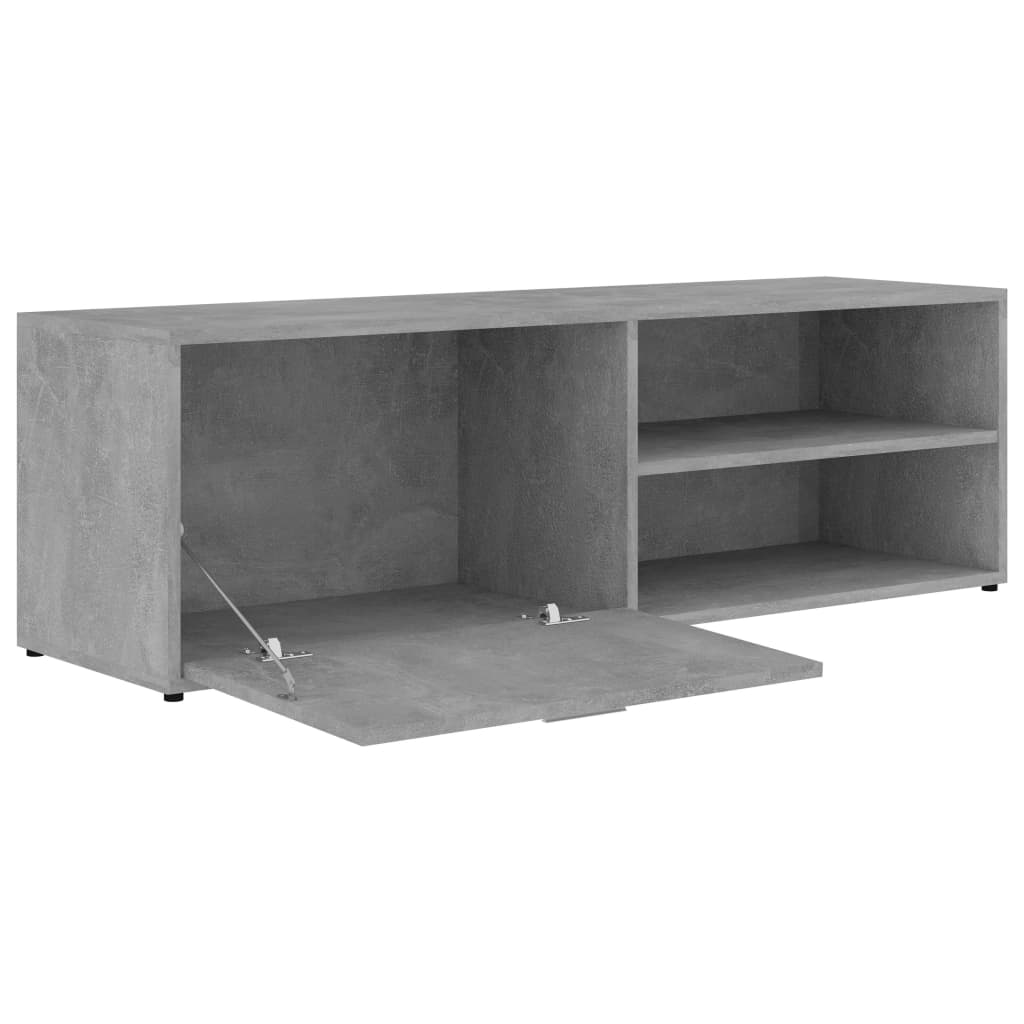 Mobile Porta TV Grigio Cemento 120x34x37cm in Legno Multistrato - homemem39