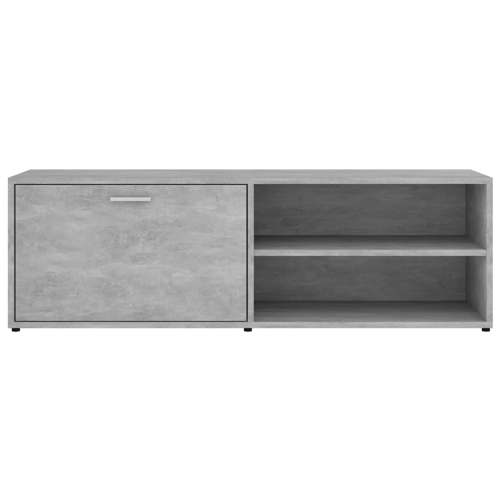 Mobile Porta TV Grigio Cemento 120x34x37cm in Legno Multistrato - homemem39