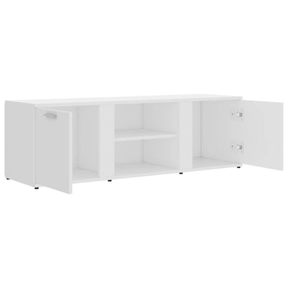 Mobile Porta TV Bianco 120x34x37 cm in Legno Multistrato - homemem39