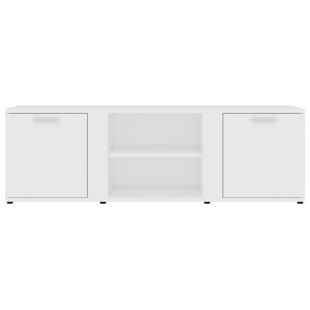 Mobile Porta TV Bianco 120x34x37 cm in Legno Multistrato - homemem39