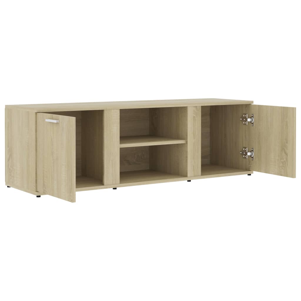 Mobile Porta TV Rovere Sonoma 120x34x37 cm in Legno Multistrato - homemem39