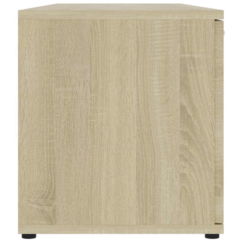 Mobile Porta TV Rovere Sonoma 120x34x37 cm in Legno Multistrato - homemem39