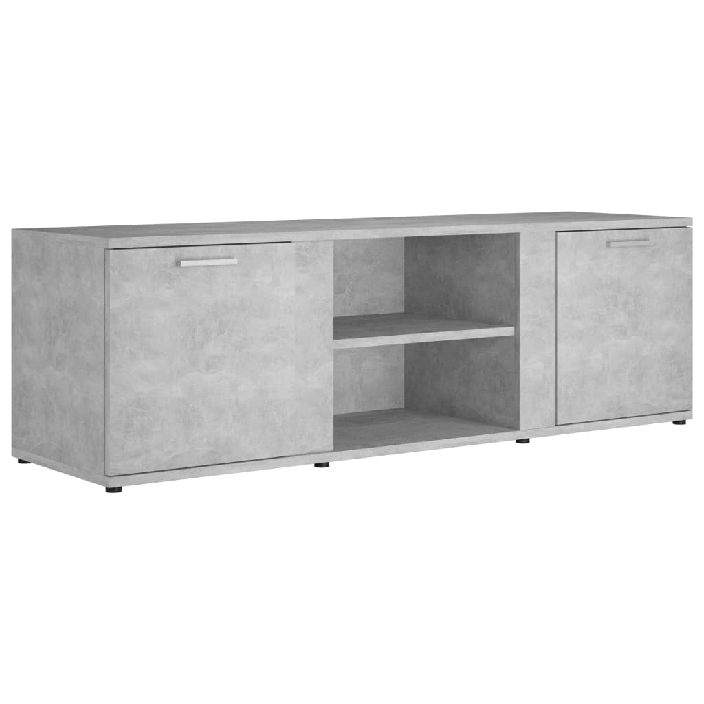 Mobile Porta TV Grigio Cemento 120x34x37cm in Legno Multistrato - homemem39