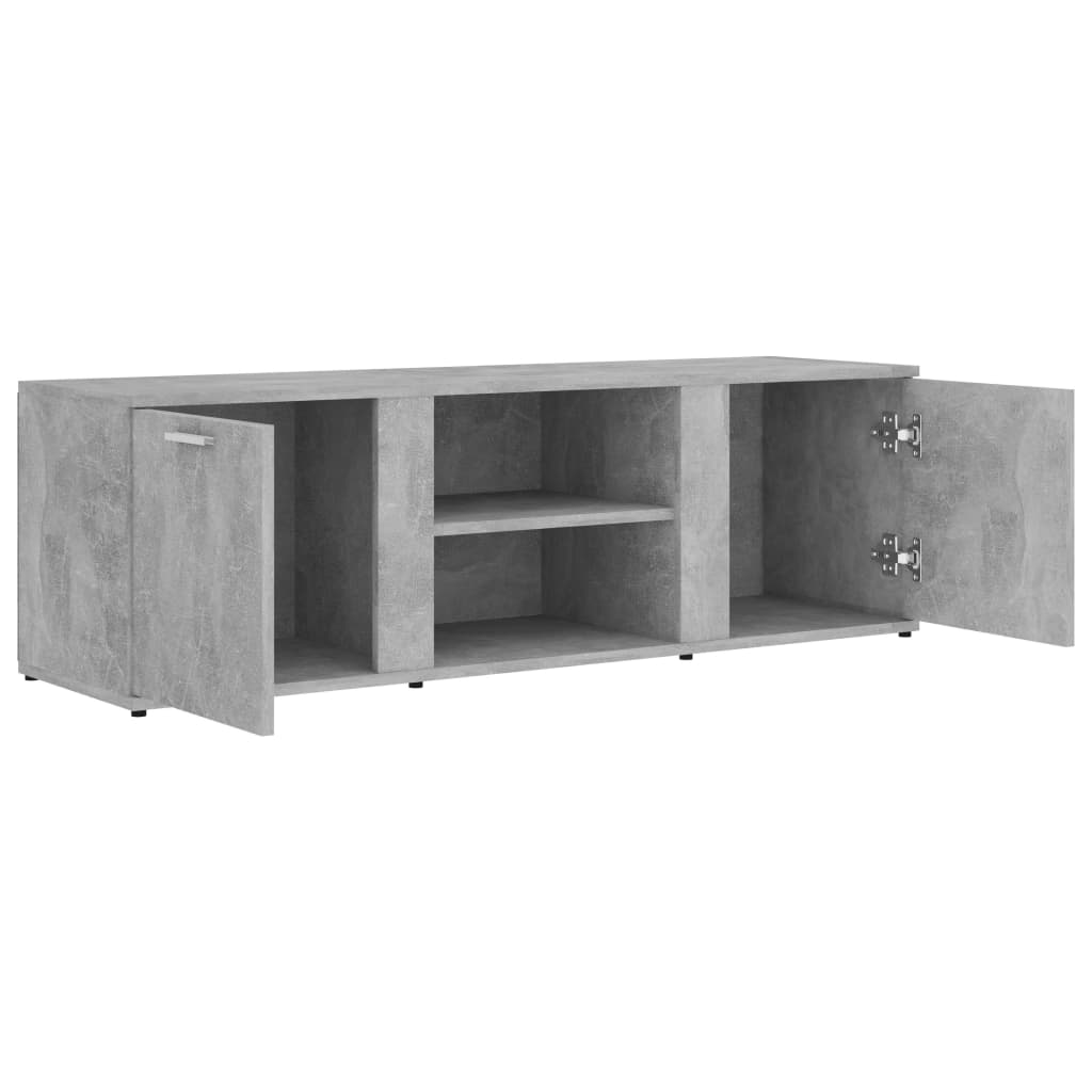 Mobile Porta TV Grigio Cemento 120x34x37cm in Legno Multistrato - homemem39