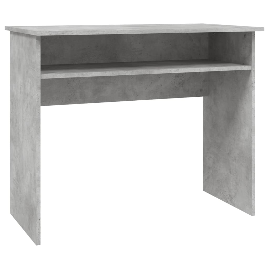 Scrivania Grigio Cemento 90x50x74 cm in Legno Multistrato - homemem39