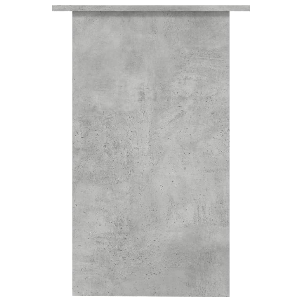 Scrivania Grigio Cemento 90x50x74 cm in Legno Multistrato - homemem39