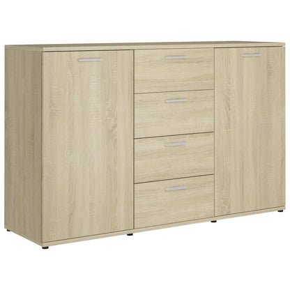 Credenza Rovere Sonoma 120x35,5x75 cm in Legno Multistrato - homemem39