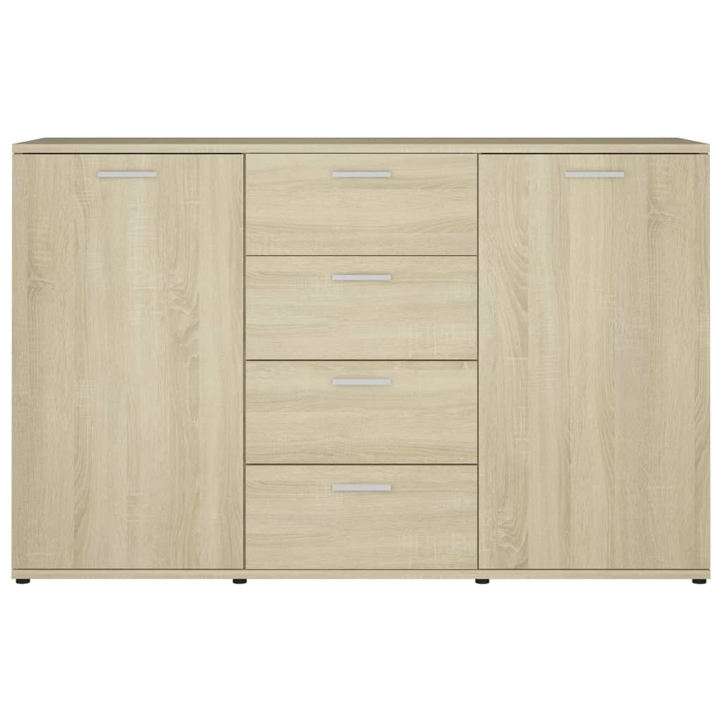 Credenza Rovere Sonoma 120x35,5x75 cm in Legno Multistrato - homemem39