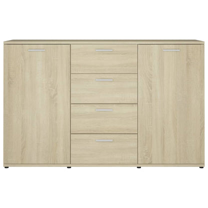 Credenza Rovere Sonoma 120x35,5x75 cm in Legno Multistrato - homemem39