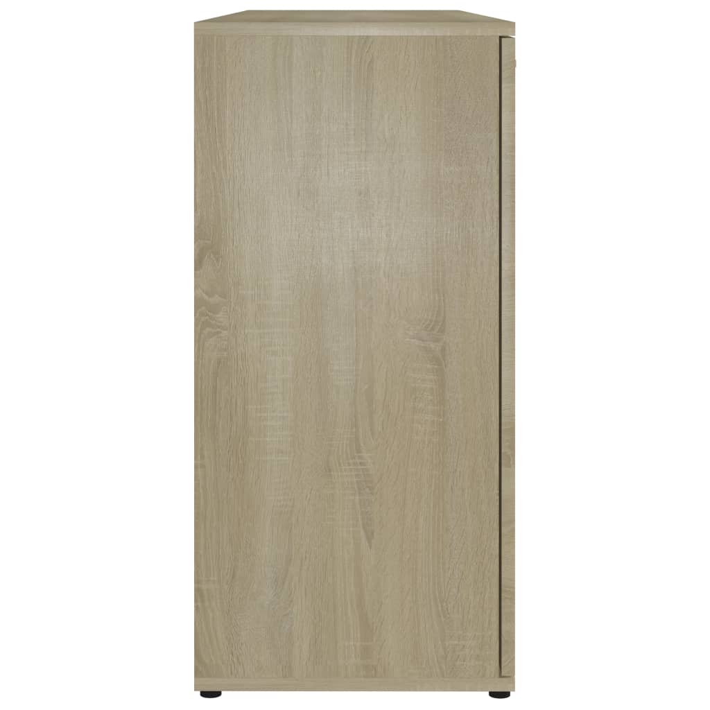 Credenza Rovere Sonoma 120x35,5x75 cm in Legno Multistrato - homemem39