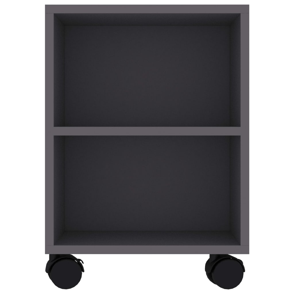 Mobile Porta TV Grigio 120x35x48 cm in Legno Multistrato - homemem39