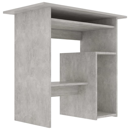 Scrivania Grigio Cemento 80x45x74 cm in Legno Multistrato - homemem39