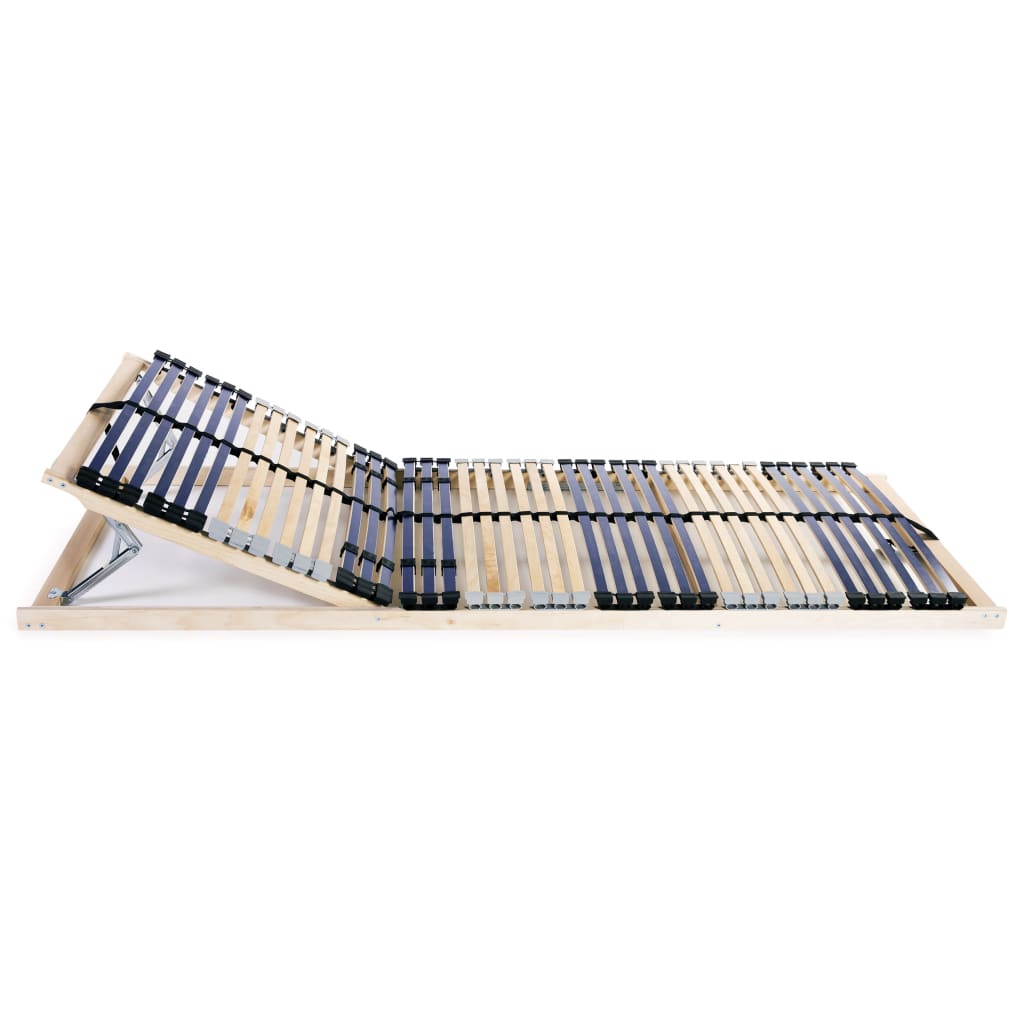 Reti a Doghe 2 pz 7 Zone con 42 Doghe in Legno 80x200 cm - homemem39