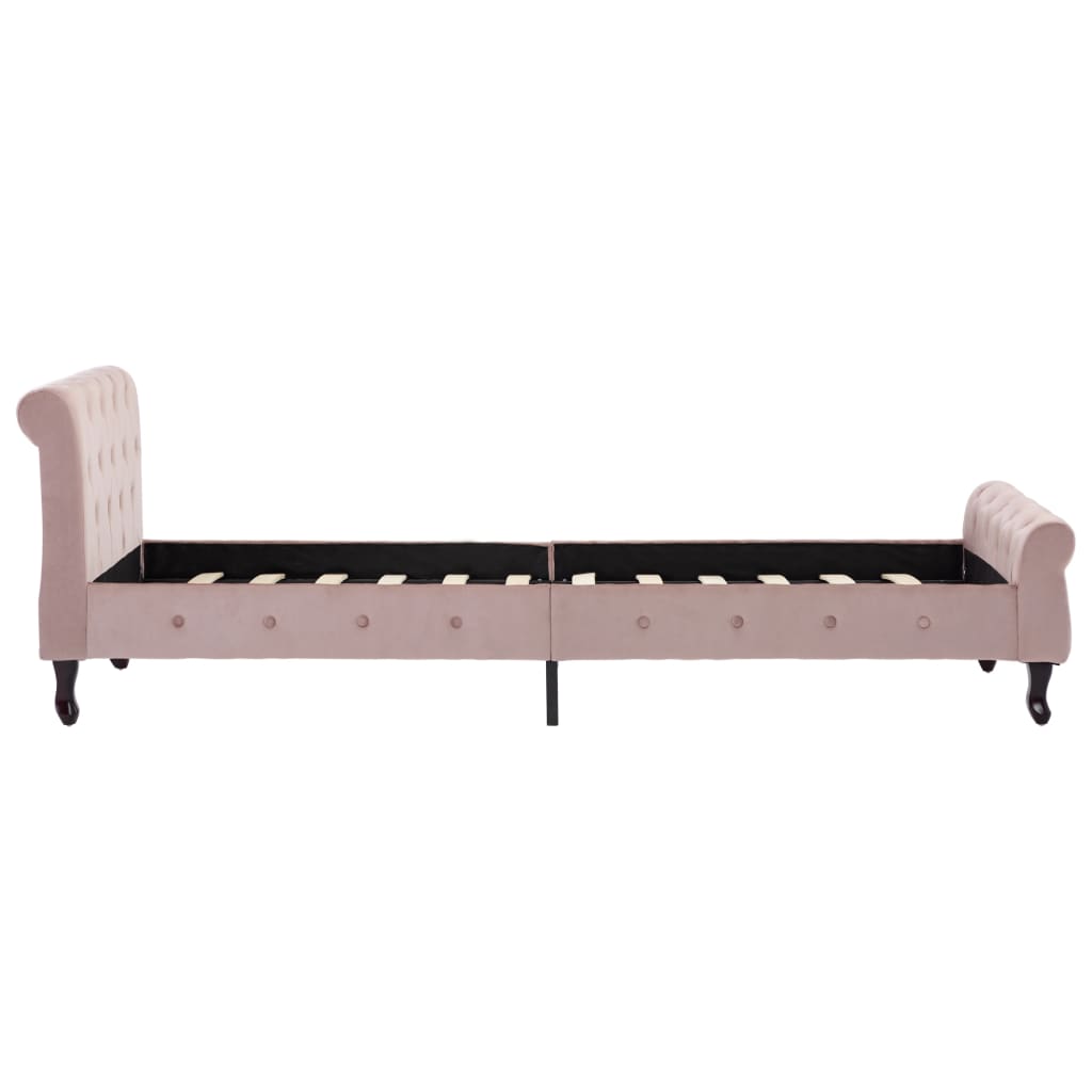 Giroletto Rosa in Velluto 90x200 cm - homemem39