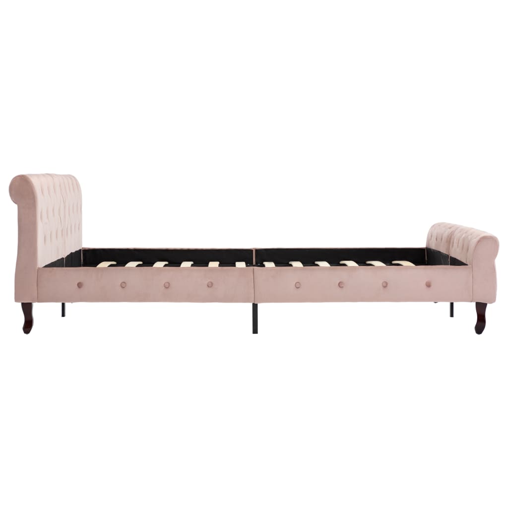 Giroletto Rosa in Velluto 160x200 cm - homemem39