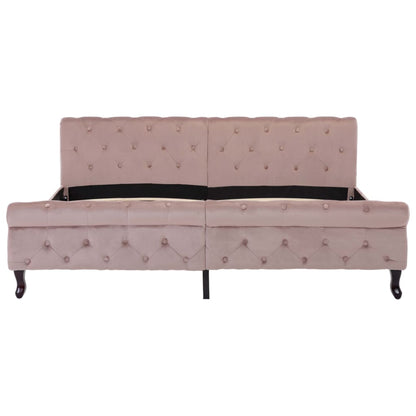 Giroletto Rosa in Velluto 180x200 cm - homemem39