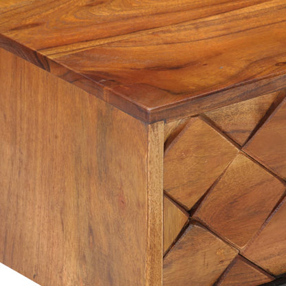 Tavolino da Caffè 68x68x38 cm in Legno Massello di Acacia - homemem39