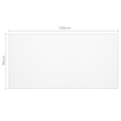 Protezione Tavolo Trasparente 180x90 cm 2 mm PVC - homemem39