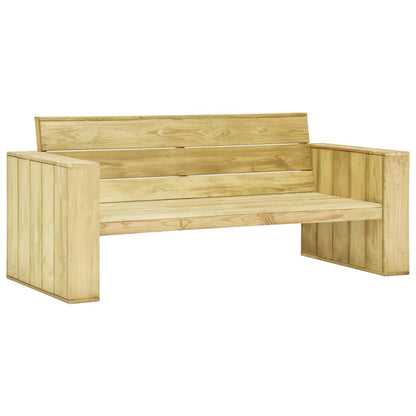 Set Divani da Giardino 2 pz in Legno di Pino Impregnato - homemem39