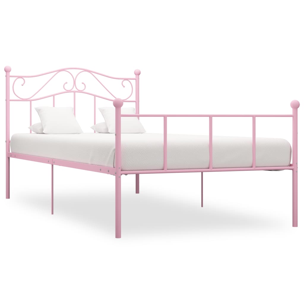 Giroletto Rosa in Metallo 90x200 cm - homemem39