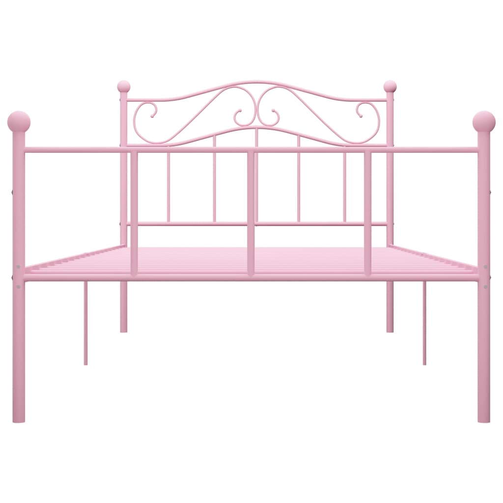 Giroletto Rosa in Metallo 90x200 cm - homemem39