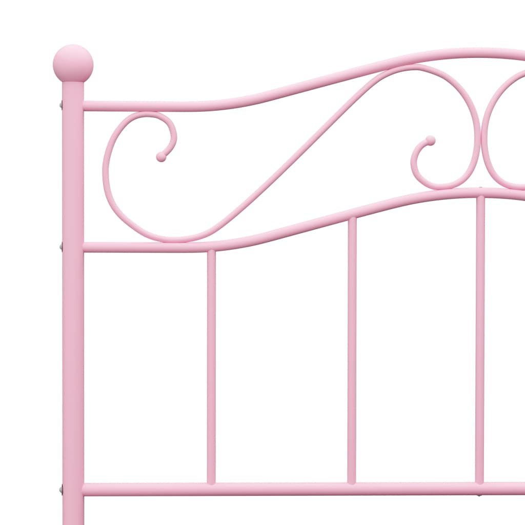 Giroletto Rosa in Metallo 90x200 cm - homemem39