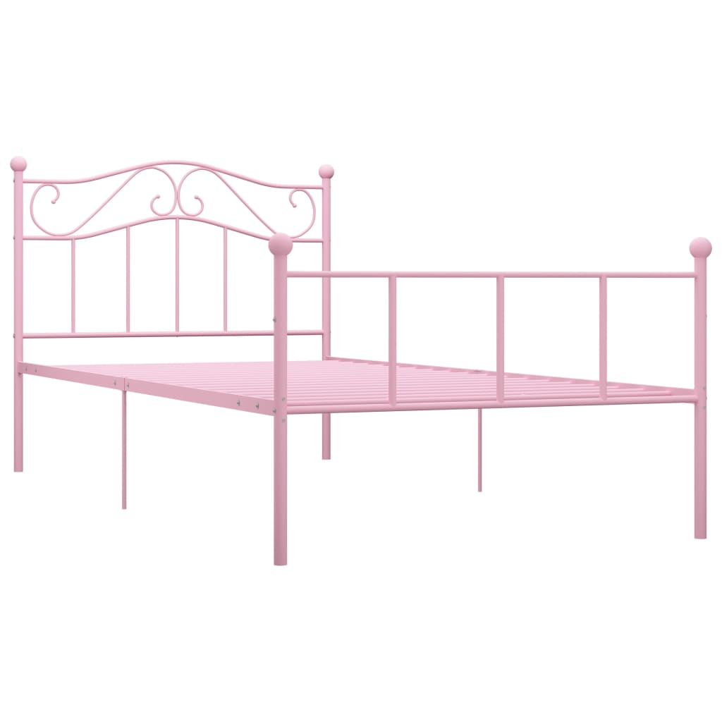 Giroletto Rosa in Metallo 100x200 cm - homemem39