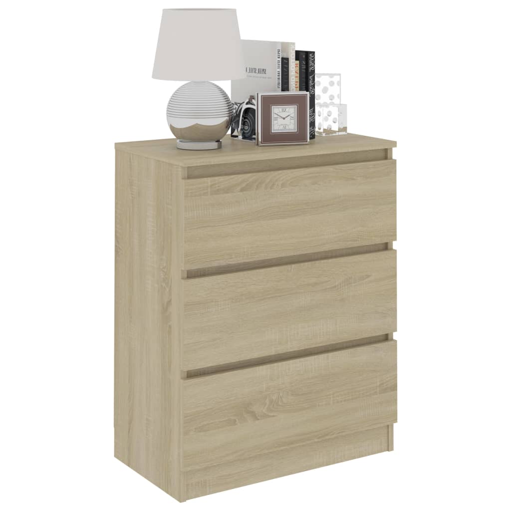 Credenza Rovere Sonoma 60x35x76 cm in Legno Multistrato - homemem39