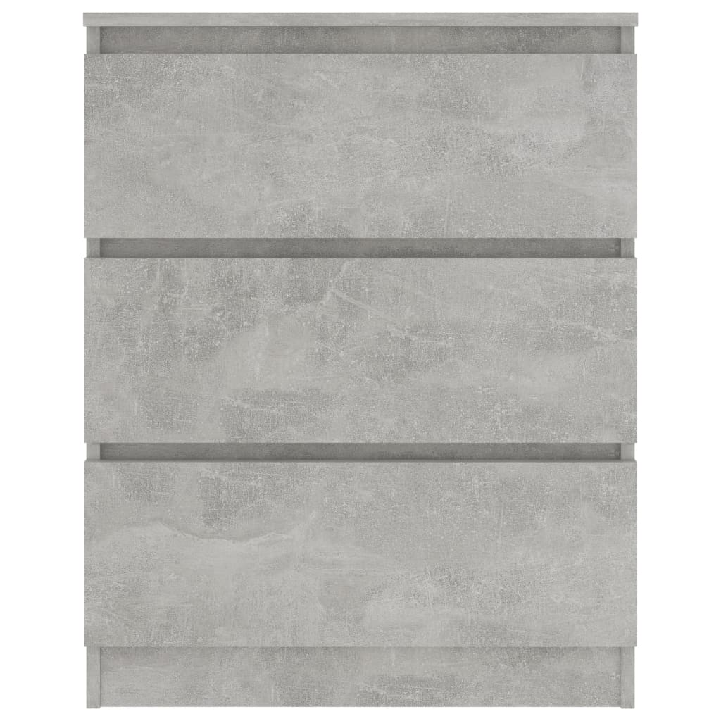 Credenza Grigio Cemento 60x35x76 cm in Legno Multistrato - homemem39