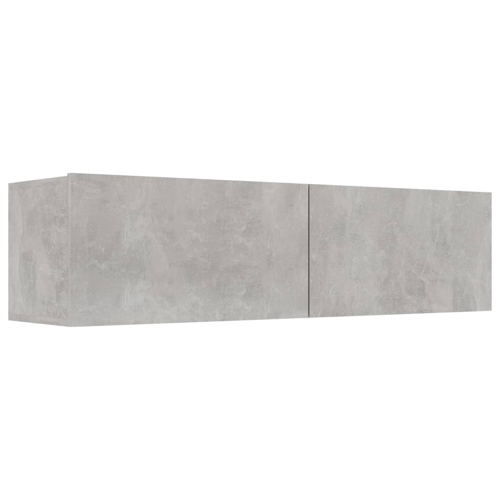 Mobile TV Grigio Cemento 120x30x30 cm in Truciolato - homemem39