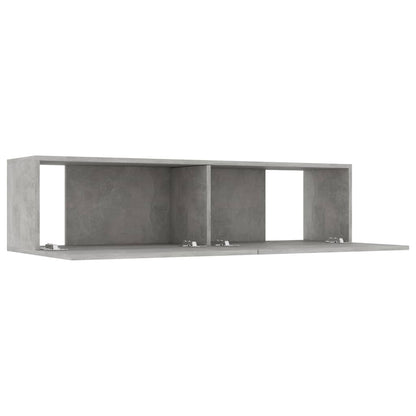 Mobile TV Grigio Cemento 120x30x30 cm in Truciolato - homemem39