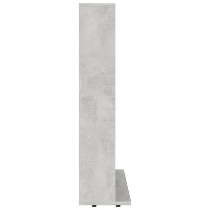 Mobile Porta CD Grigio Cemento 102x23x89,5 cm Legno Multistrato - homemem39