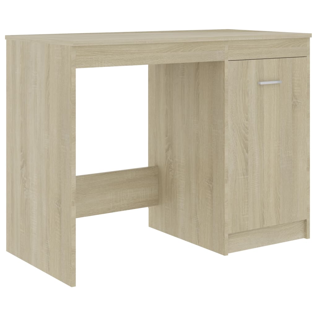 Scrivania Rovere Sonoma 100x50x76 cm in Legno Multistrato - homemem39