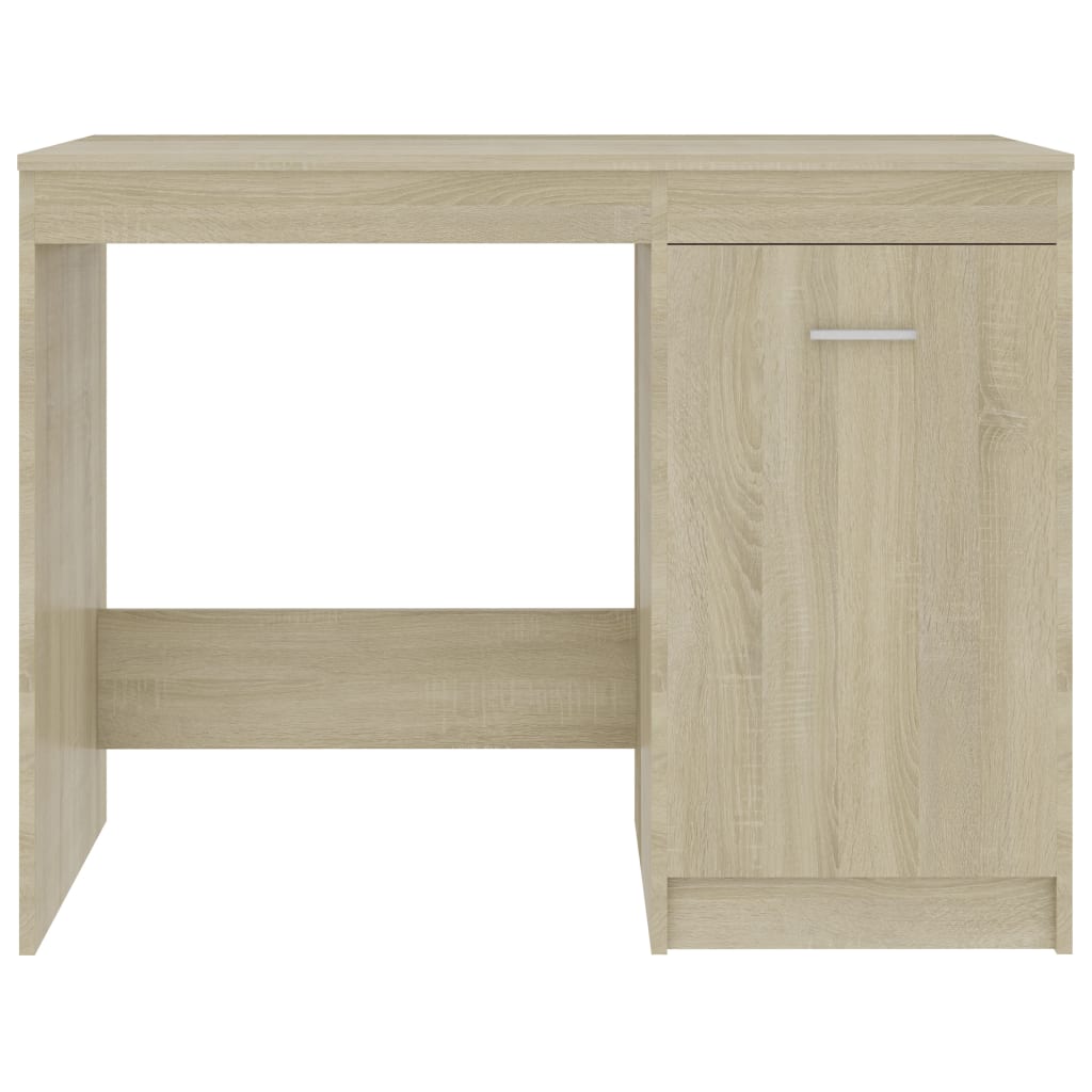 Scrivania Rovere Sonoma 100x50x76 cm in Legno Multistrato - homemem39