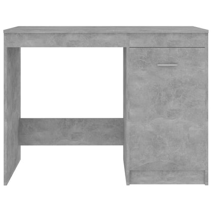 Scrivania Grigio Cemento 100x50x76 cm in Legno Multistrato - homemem39