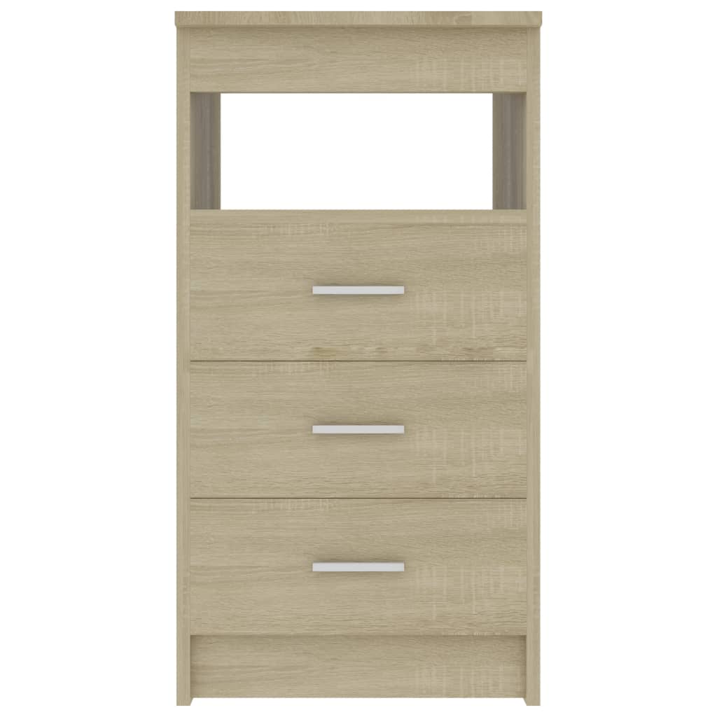 Cassettiera Rovere Sonoma 40x50x76 cm in Legno Multistrato - homemem39