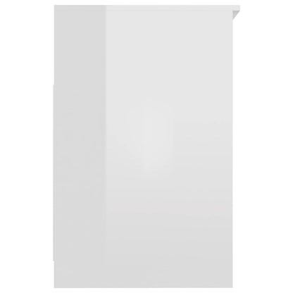 Cassettiera Bianco Lucido 40x50x76 cm in Legno Multistrato - homemem39