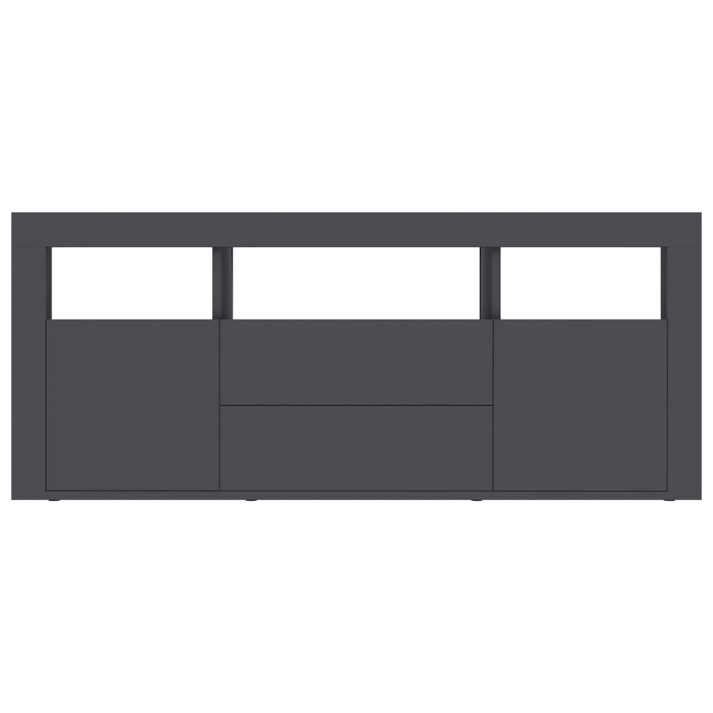 Mobile Porta TV Grigio 120x30x50 cm in Legno Multistrato - homemem39