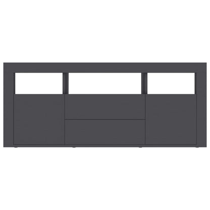 Mobile Porta TV Grigio 120x30x50 cm in Legno Multistrato - homemem39