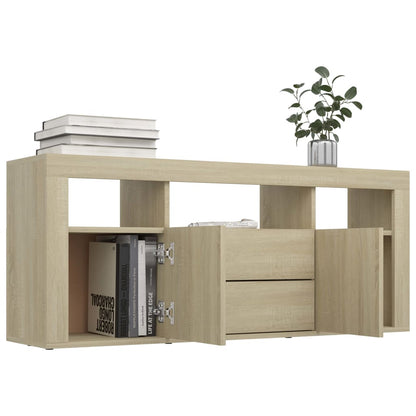 Mobile Porta TV Rovere Sonoma 120x30x50 cm in Legno Multistrato - homemem39