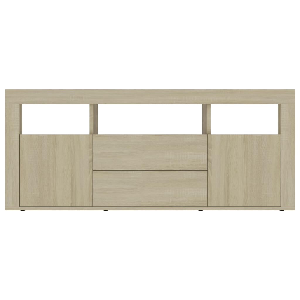 Mobile Porta TV Rovere Sonoma 120x30x50 cm in Legno Multistrato - homemem39