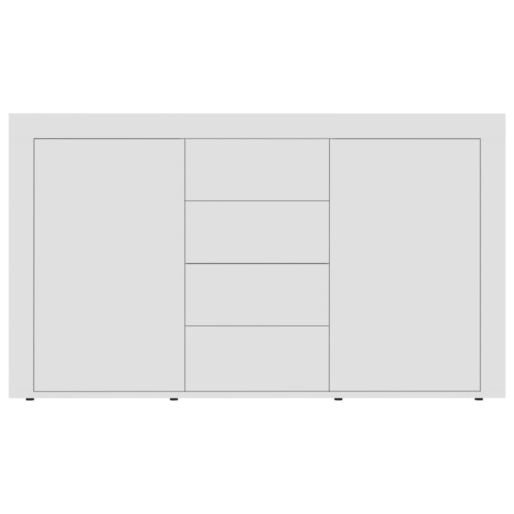 Credenza Bianca 120x36x69 cm in Truciolato - homemem39